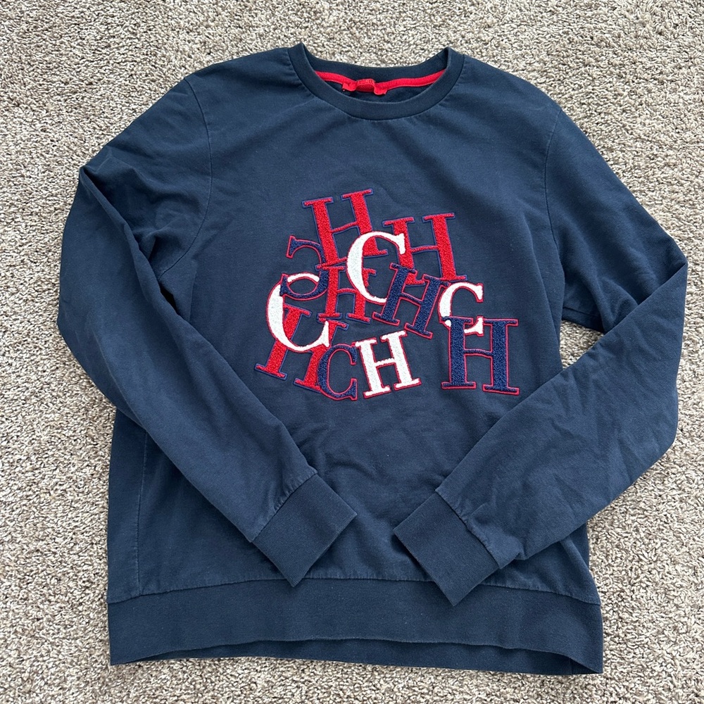 Carolina Herrera Scramble Design Print Sweatshirt